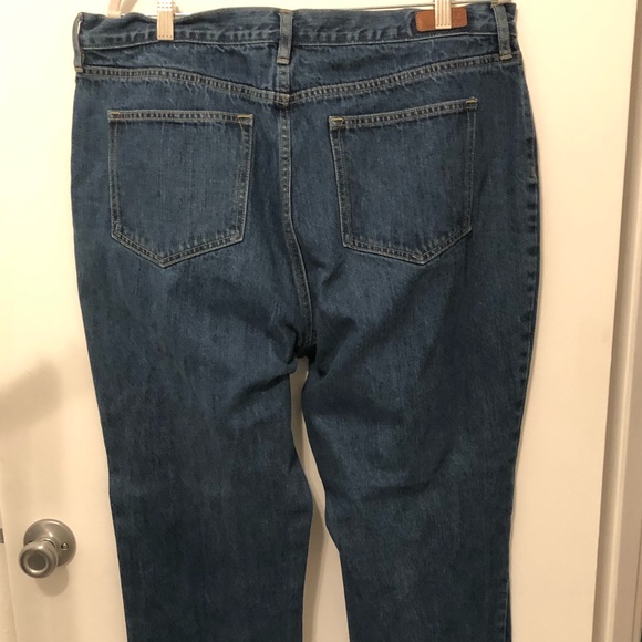 28. Lands End, Dark Wash, Denim, Straight Leg - Picture 9 of 13